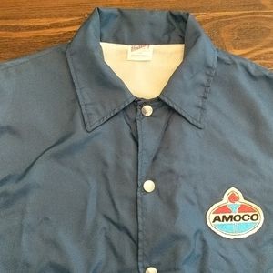 Vintage Amoco Lightweight Button Jacket